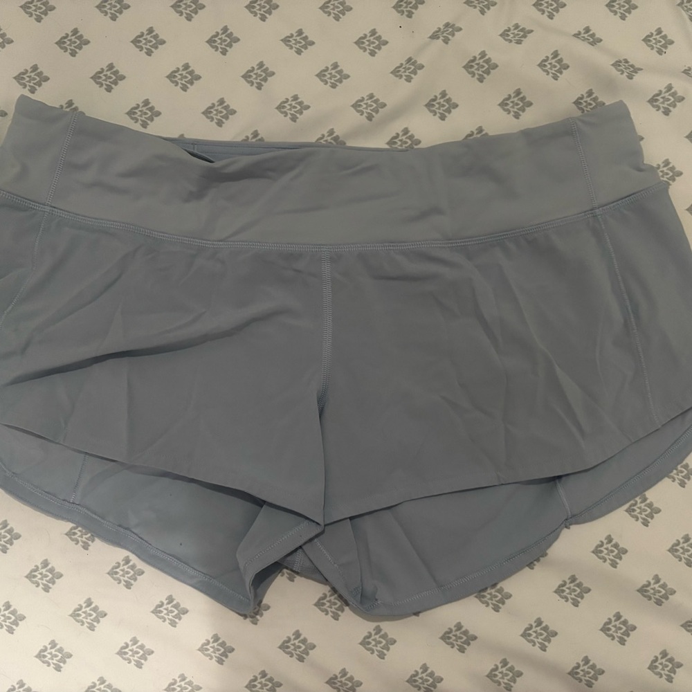 Light Gray/Blueish Athletic Shorts lululemon shorts size 10. Excellent condition